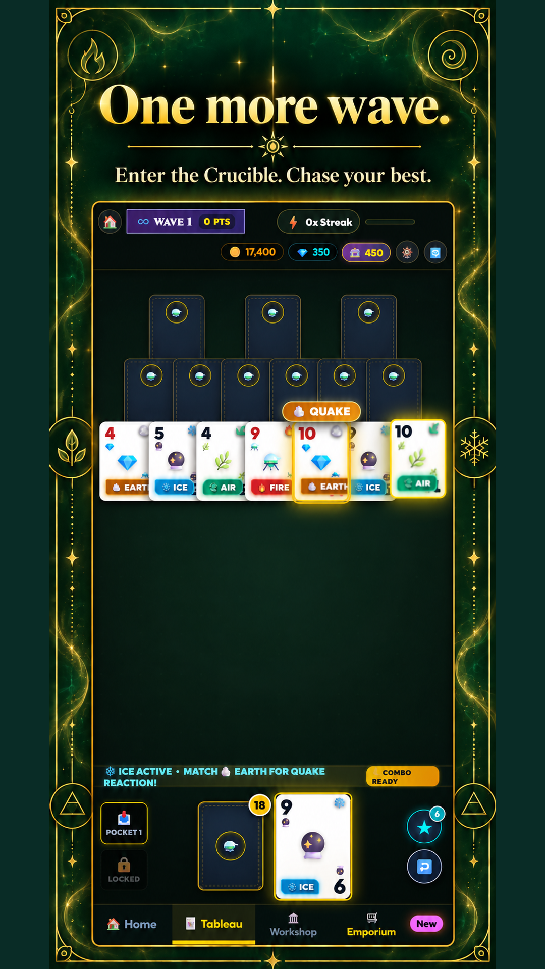One more run: Apothecary Solitaire game screenshot